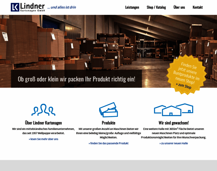 Lindner-kartonagen.de thumbnail