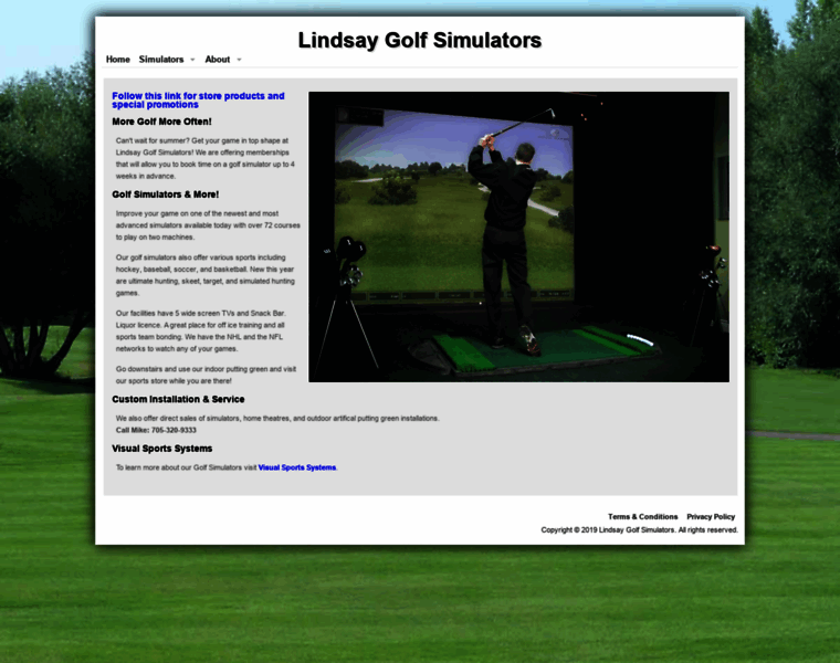 Lindsaygolfsimulators.com thumbnail