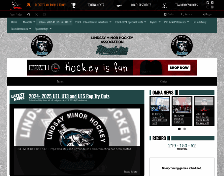Lindsayminorhockey.com thumbnail
