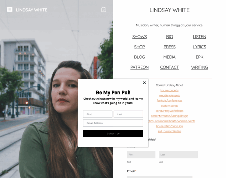 Lindsaywhitemusic.com thumbnail