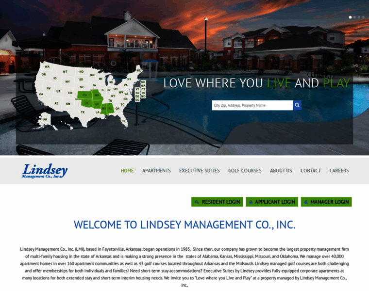 Lindseymanagement.com thumbnail