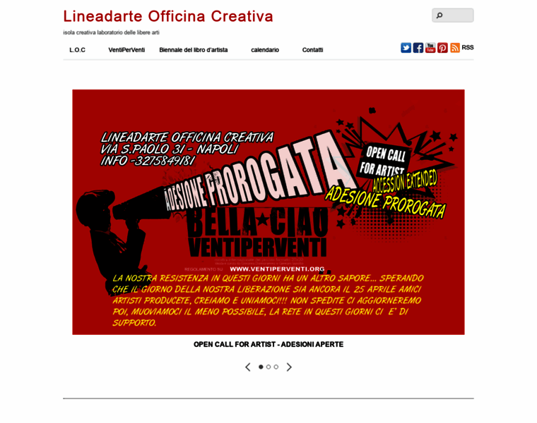 Lineadarte-officinacreativa.org thumbnail
