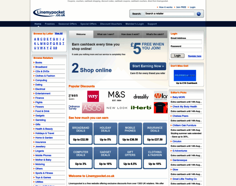 Linemypocket.co.uk thumbnail