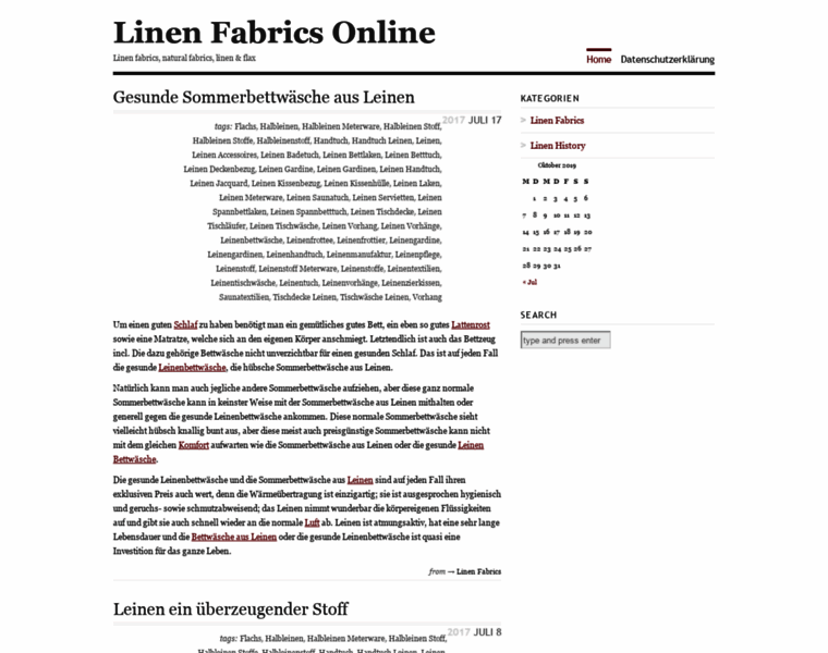 Linenfabrics-online.com thumbnail