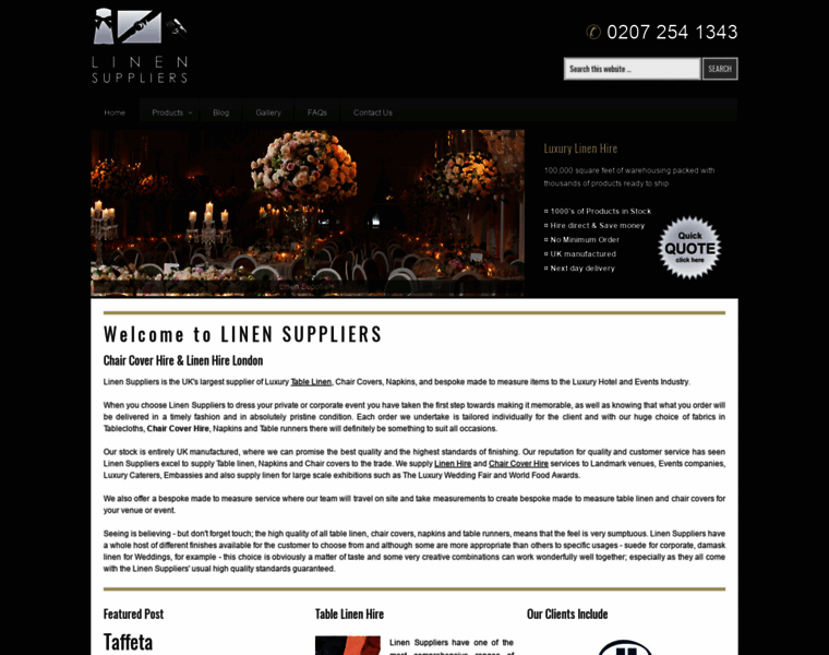 Linensuppliers.co.uk thumbnail