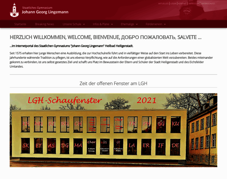 Lingemann-gymnasium.de thumbnail