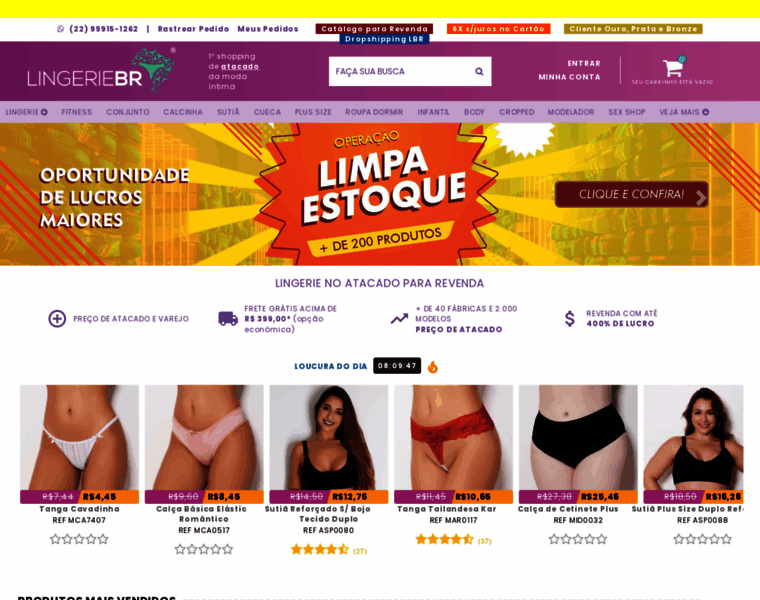 Lingeriebratacado.com.br thumbnail Lingeriebratacado.com.br thumbnail