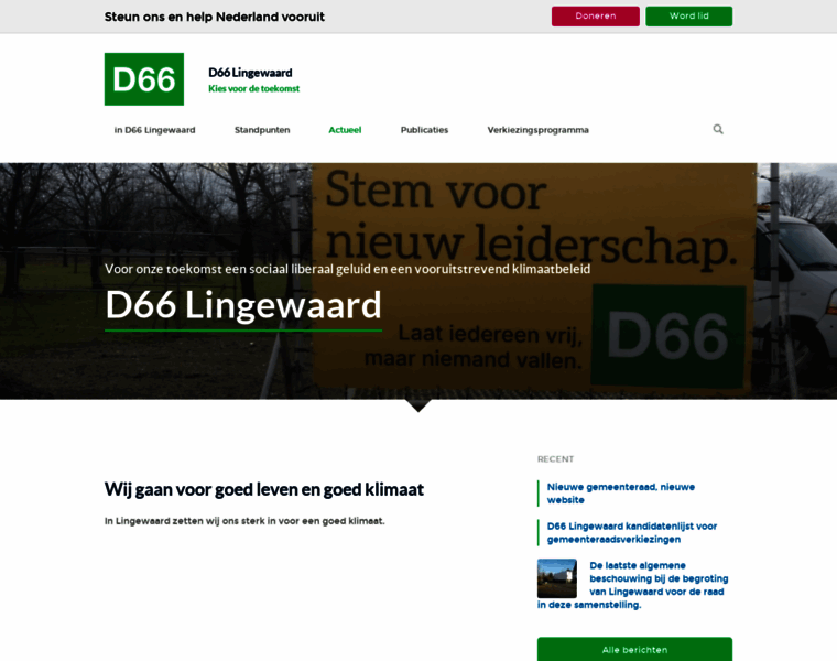 Lingewaard.d66.nl thumbnail