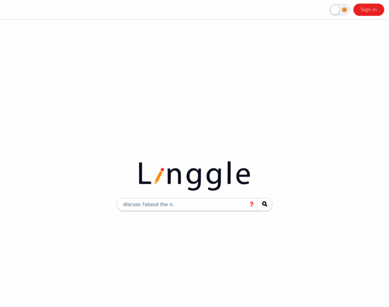 Linggle.com thumbnail