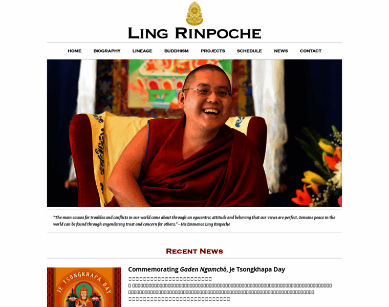 Lingrinpoche.info thumbnail