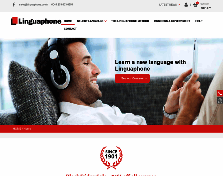 Linguaphone.co.uk thumbnail