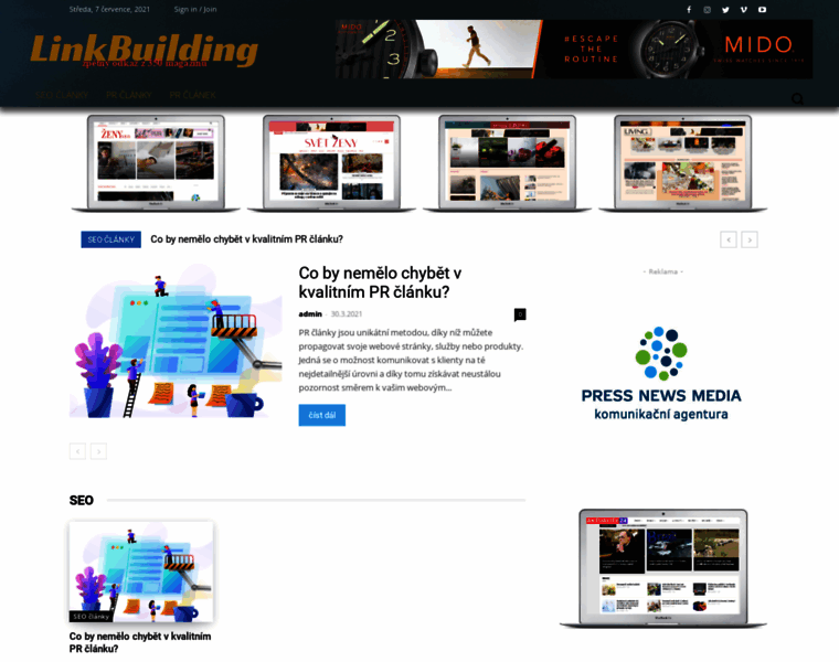Linkbuilding-katalog.cz thumbnail
