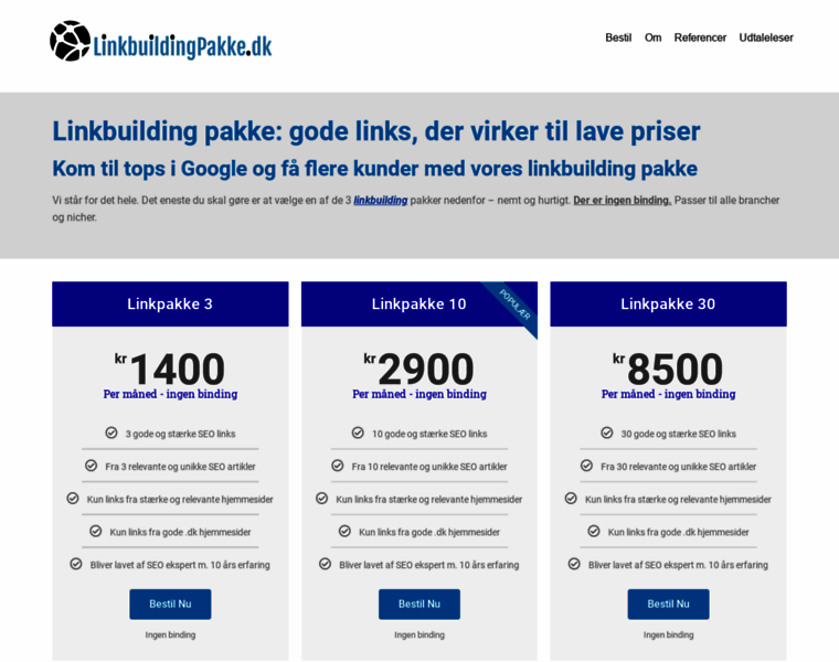 Linkbuildingpakke.dk thumbnail