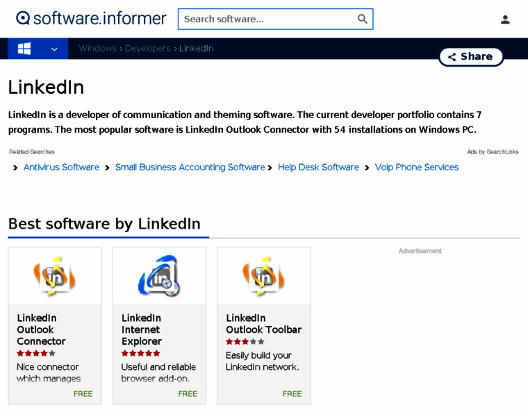 Linkedin.comwebsite.informer.com thumbnail