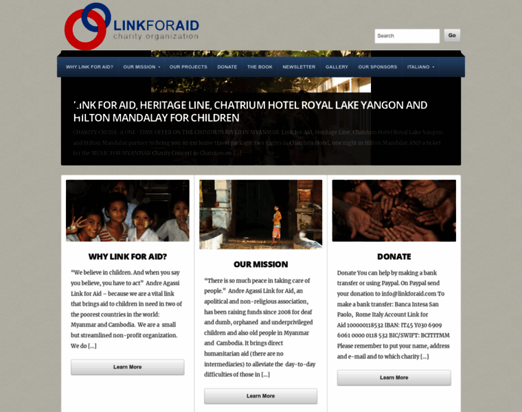 Linkforaid.org thumbnail