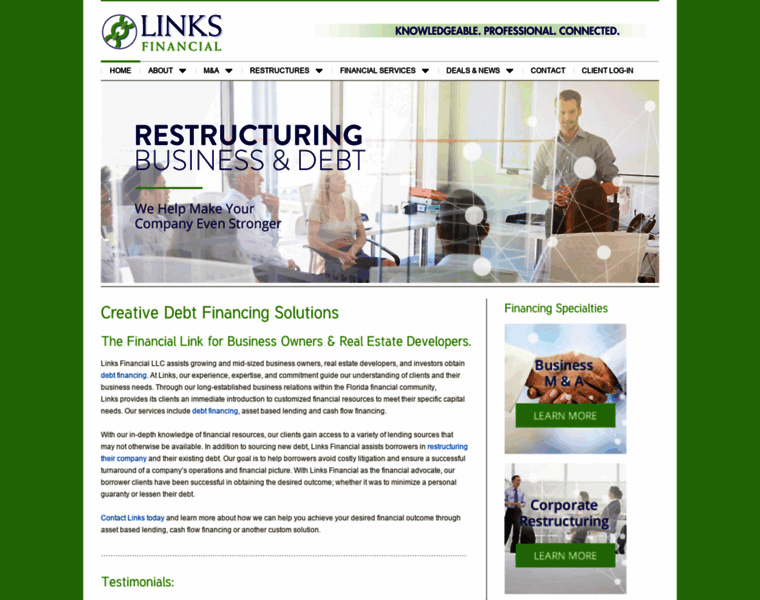 Links-financial.com thumbnail