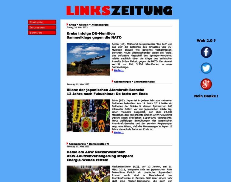Linkszeitung.de thumbnail
