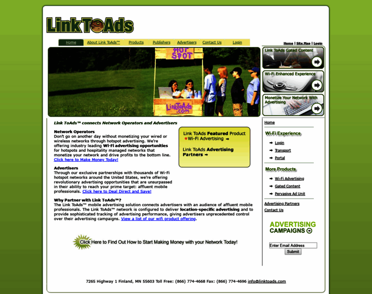 Linktoads.com thumbnail
