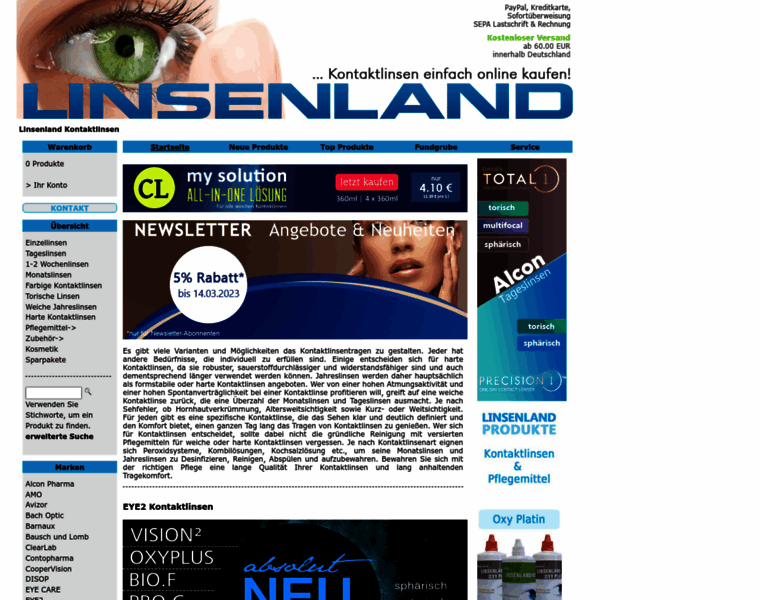 Linsenland.net thumbnail