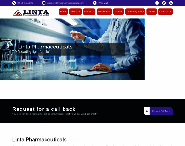 Lintapharmaceuticals.com thumbnail