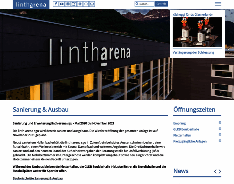 Lintharena.ch thumbnail