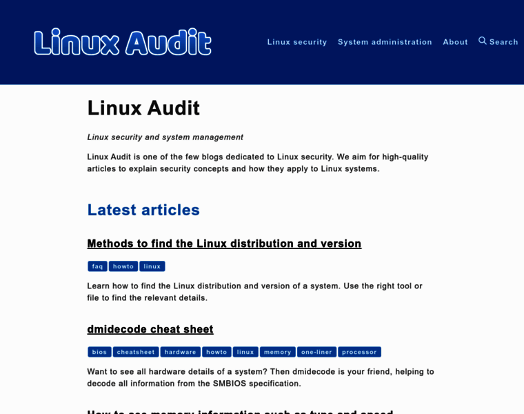 Linux-audit.com thumbnail
