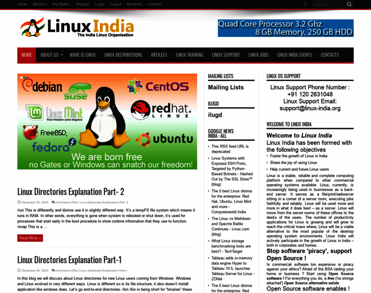 Linux-india.org thumbnail
