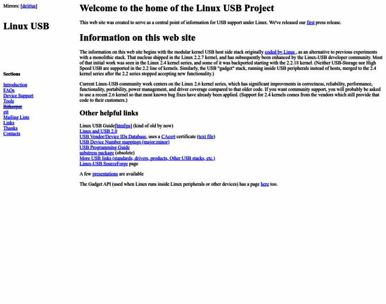 Linux-usb.org thumbnail