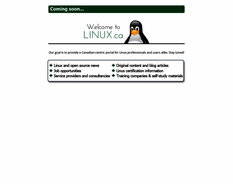 Linux.ca thumbnail