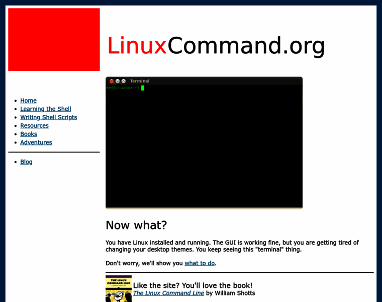 Linuxcommand.org thumbnail