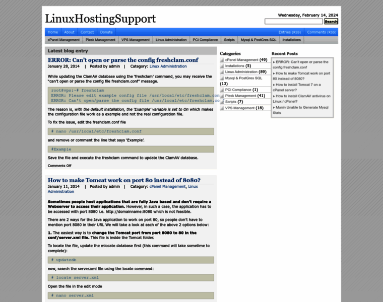 Linuxhostingsupport.net thumbnail