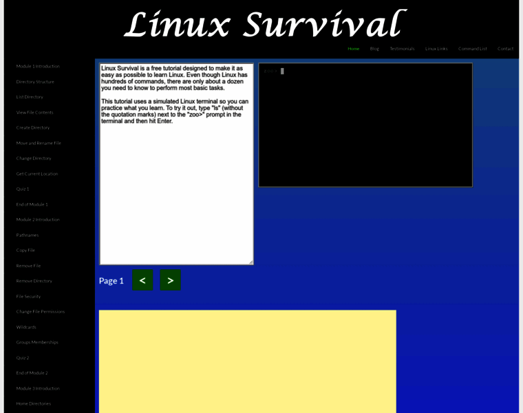 Linuxsurvival.com thumbnail