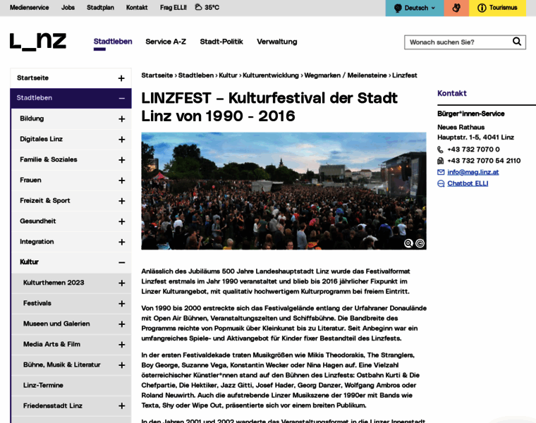 Linzfest.at thumbnail