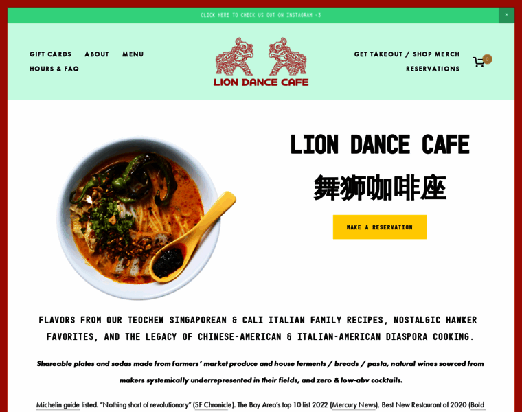 Liondancecafe.com thumbnail