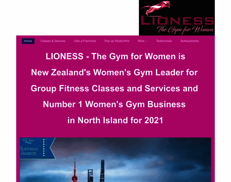 Lionessgym.co.nz thumbnail