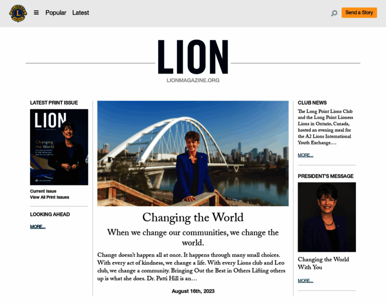 Lionmagazine.org thumbnail