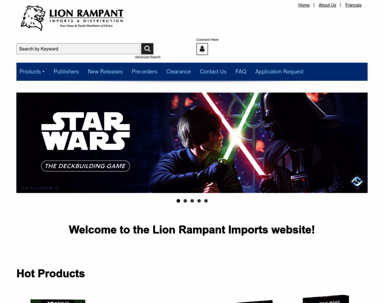 Lionrampantimports.com thumbnail