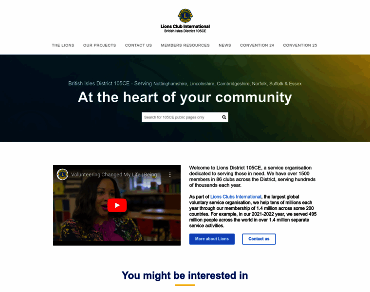 Lions105ce.org thumbnail