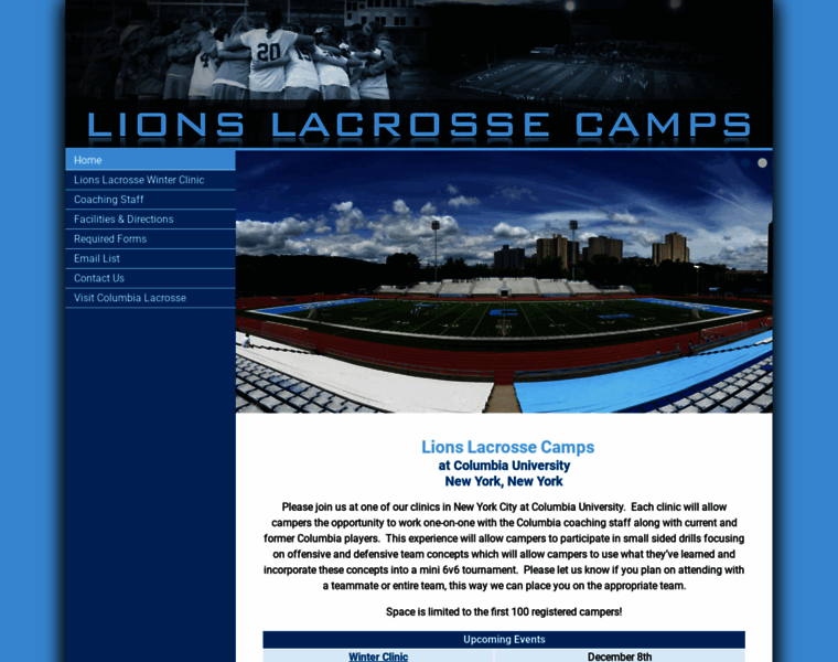 Lionslacrossecamps.com thumbnail