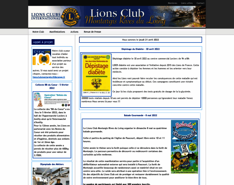 Lionsmontargis.org thumbnail