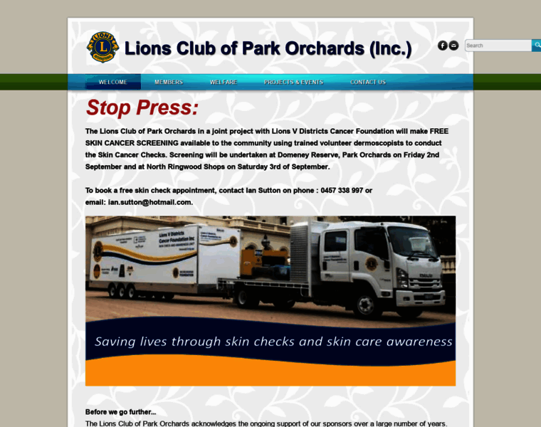 Lionsparkorchards.org thumbnail