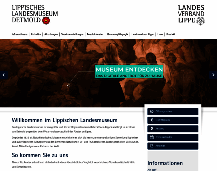 Lippisches-landesmuseum.de thumbnail