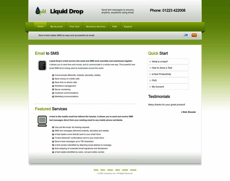 Liquiddrop.com thumbnail