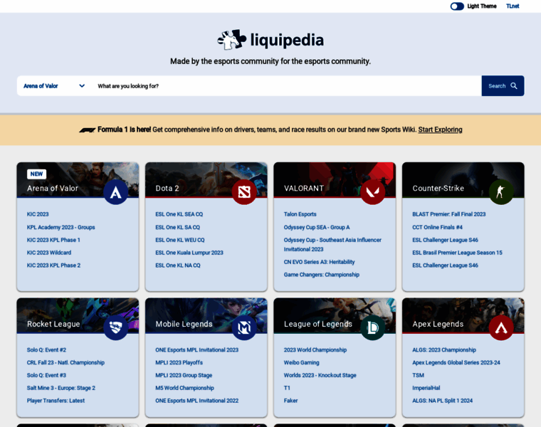 Liquidpedia.net thumbnail