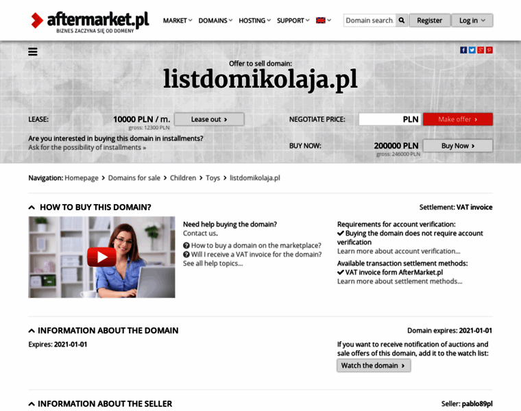 Listdomikolaja.pl thumbnail Listdomikolaja.pl thumbnail
