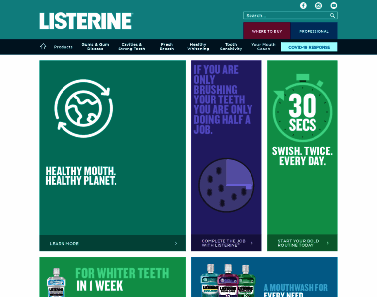 Listerine.co.za thumbnail
