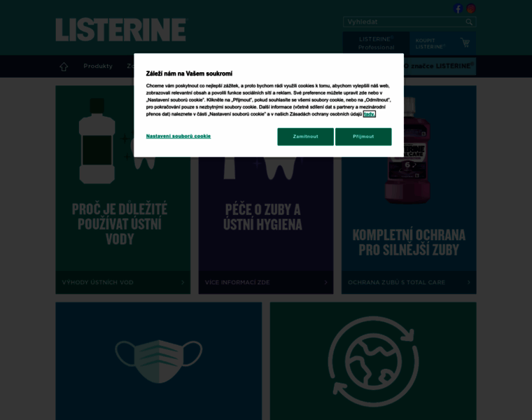 Listerine.cz thumbnail
