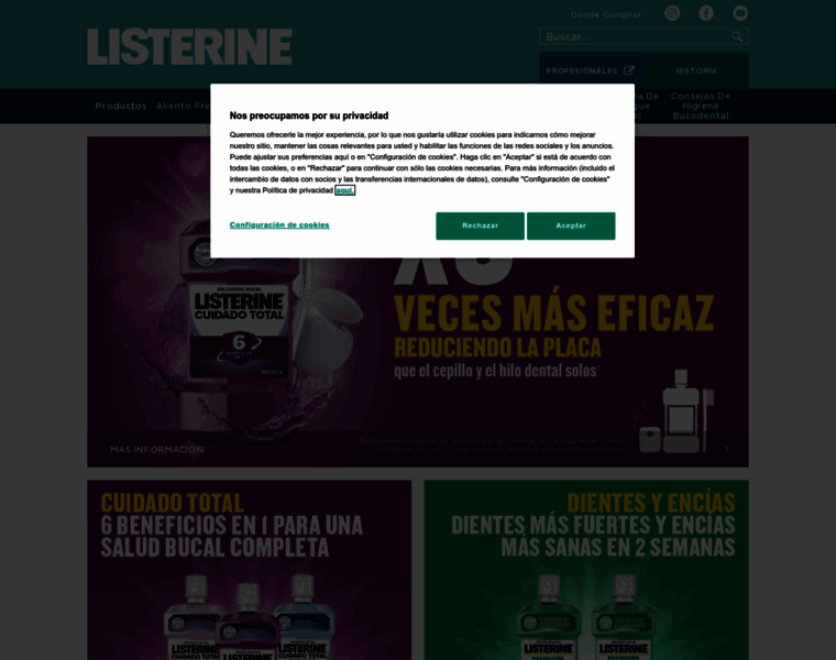 Listerine.es thumbnail