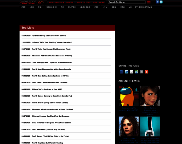 Lists.cheatcc.com thumbnail