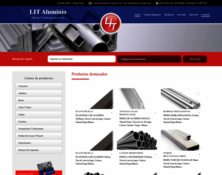 Litaluminio.com thumbnail